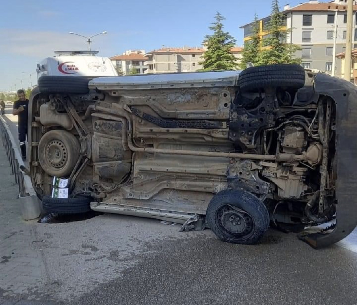 Kulu'da trafik kazası 1 kişi yaralandı