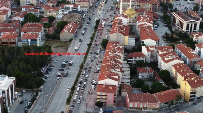 Tatil bitti! Konya-Ankara yolunda trafik yoğunluğu yaşanıyor