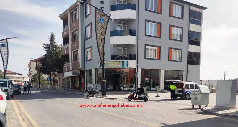 Kulu’da motosikletin çarptığı çocuk yaralandı